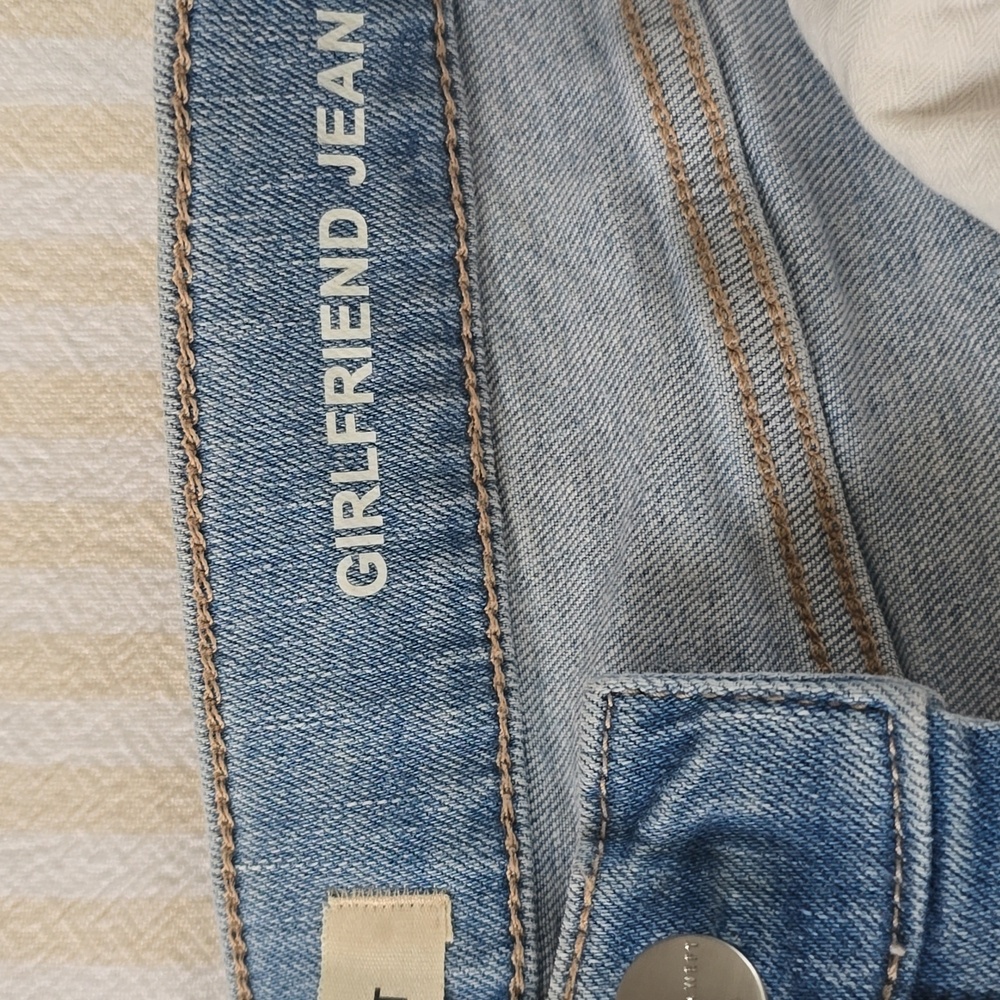 Warp + Weft Light Wash Girlfriend Jeans Size:12 - Picture 6 of 8